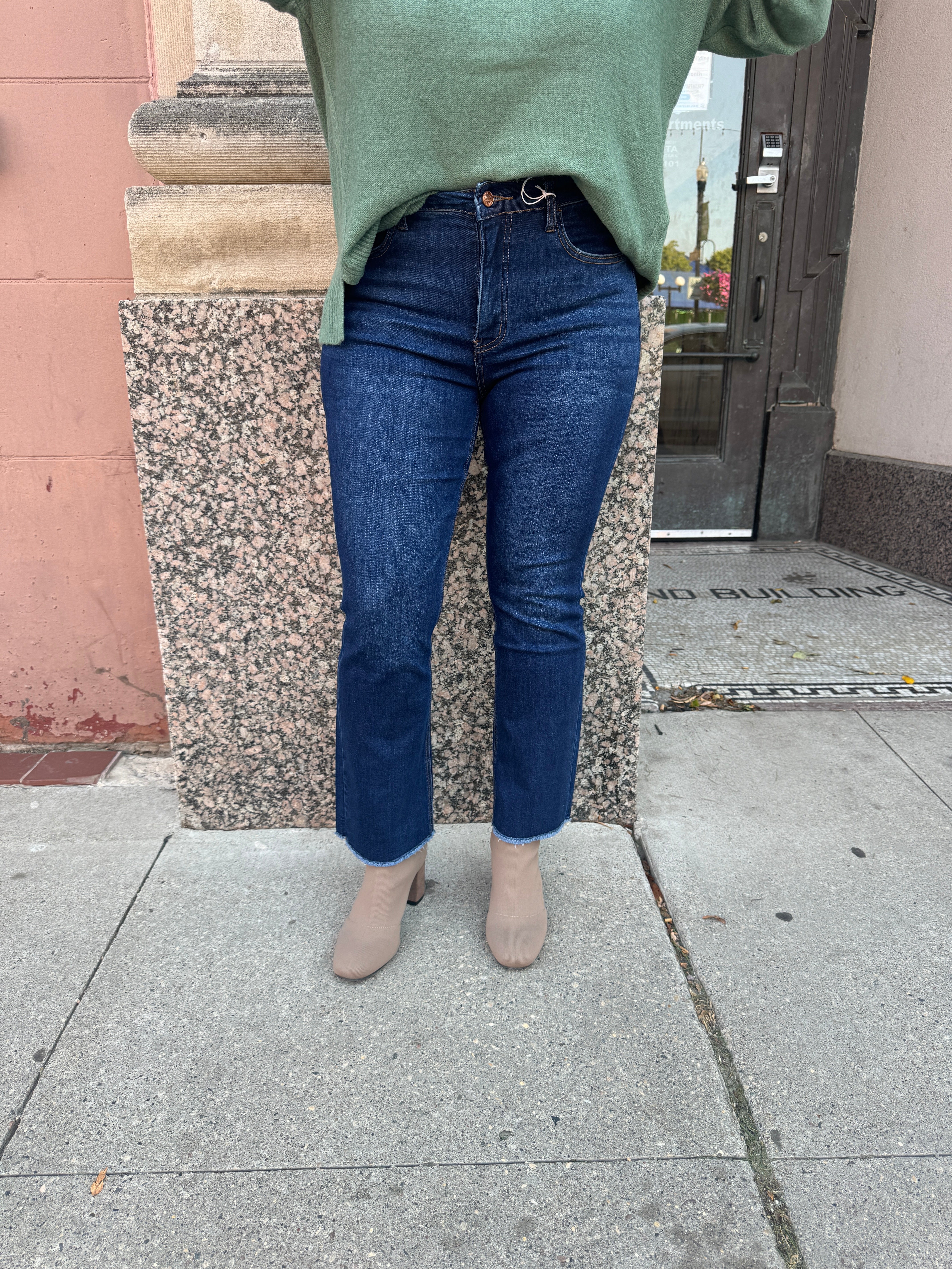 Lovervet Dark Denim Jeans-Final Sale-Jeans-lovervet-The Silo Boutique, Women's Fashion Boutique Located in Warren and Grand Forks North Dakota
