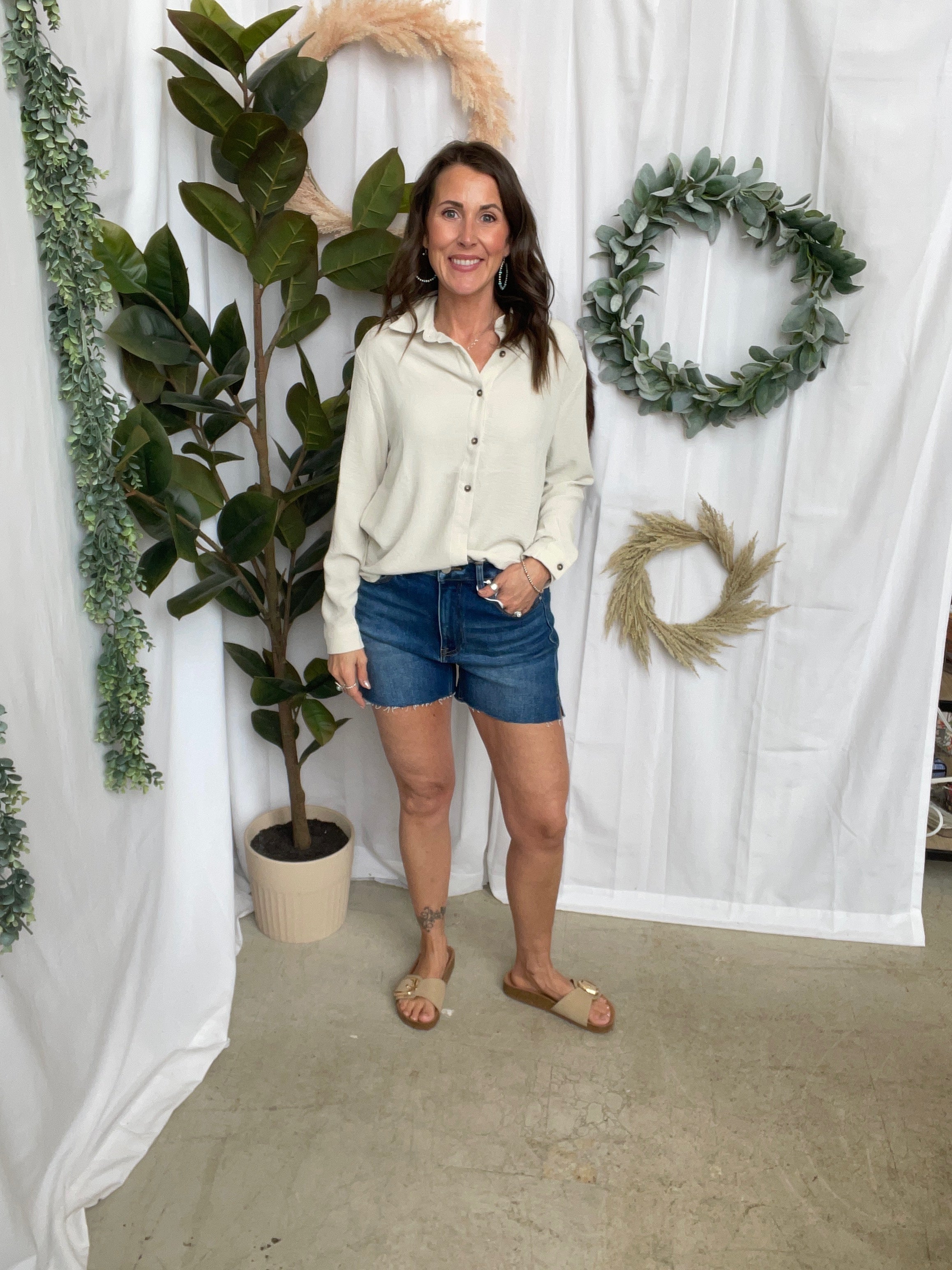 Allie Soft and Airy Top-Oat-Tank Tops-allie Rose-The Silo Boutique, Women's Fashion Boutique Located in Warren and Grand Forks North Dakota