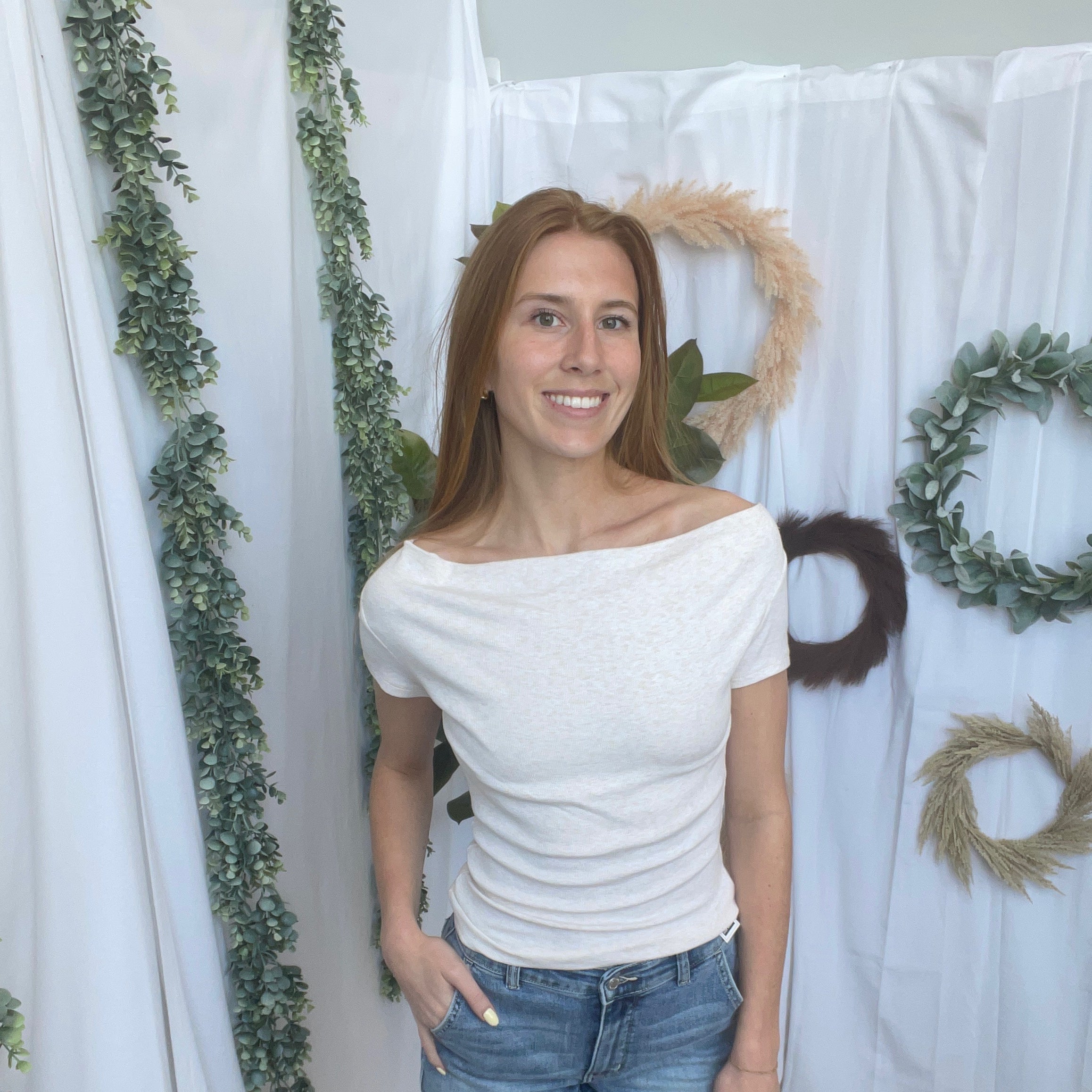 Oatmeal Cowlneck Top-Tank Tops-be cool-The Silo Boutique, Women's Fashion Boutique Located in Warren and Grand Forks North Dakota