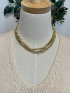 Gold Layered Chains Necklace-Necklaces-Fame-The Silo Boutique, Women's Fashion Boutique Located in Warren and Grand Forks North Dakota