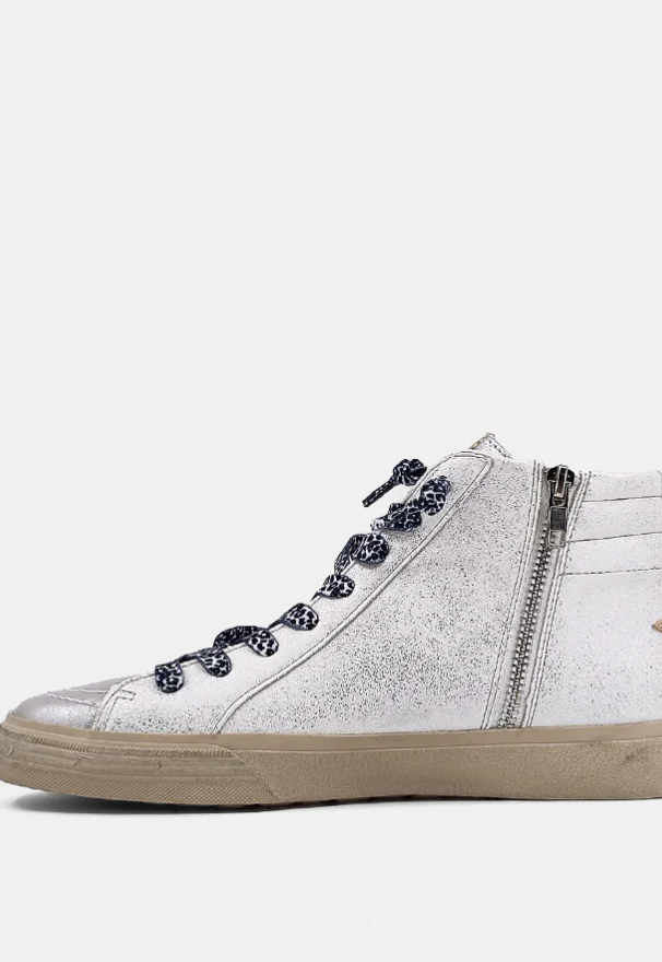 ShuShop Rio White Silver Sneaker-Final Sale-Shoes-shushop-The Silo Boutique, Women's Fashion Boutique Located in Warren and Grand Forks North Dakota