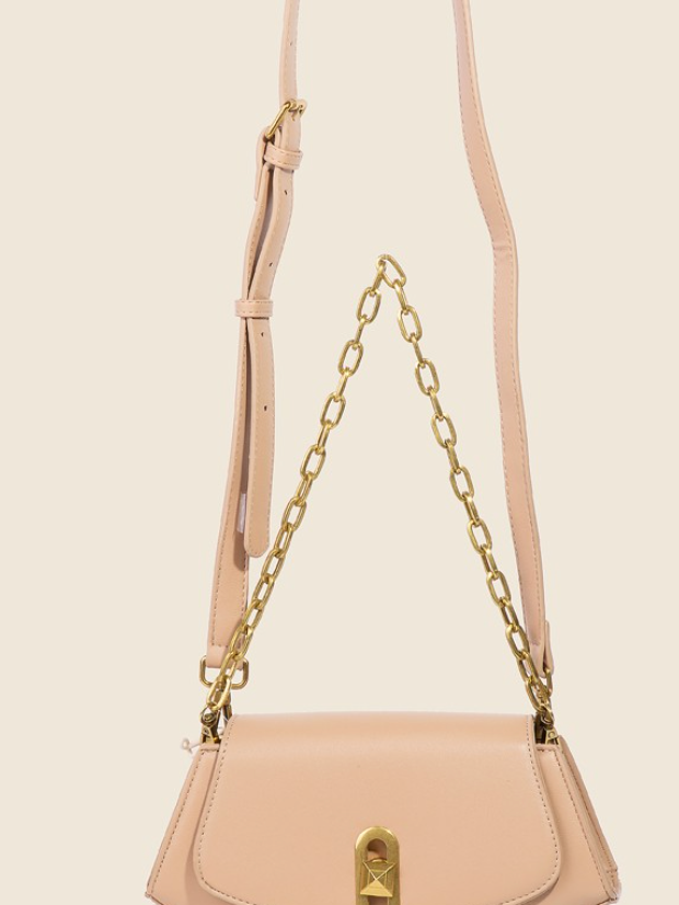 Curved Leather Crossbody or Shoulder Purse-Crossbody Purses-Fame-The Silo Boutique, Women's Fashion Boutique Located in Warren and Grand Forks North Dakota