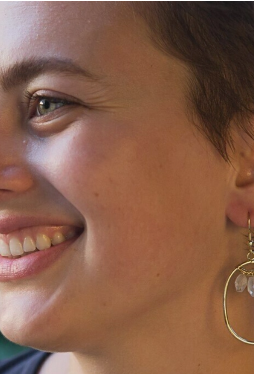 Blazen Moonstone Earrings-Earrings-fa-The Silo Boutique, Women's Fashion Boutique Located in Warren and Grand Forks North Dakota