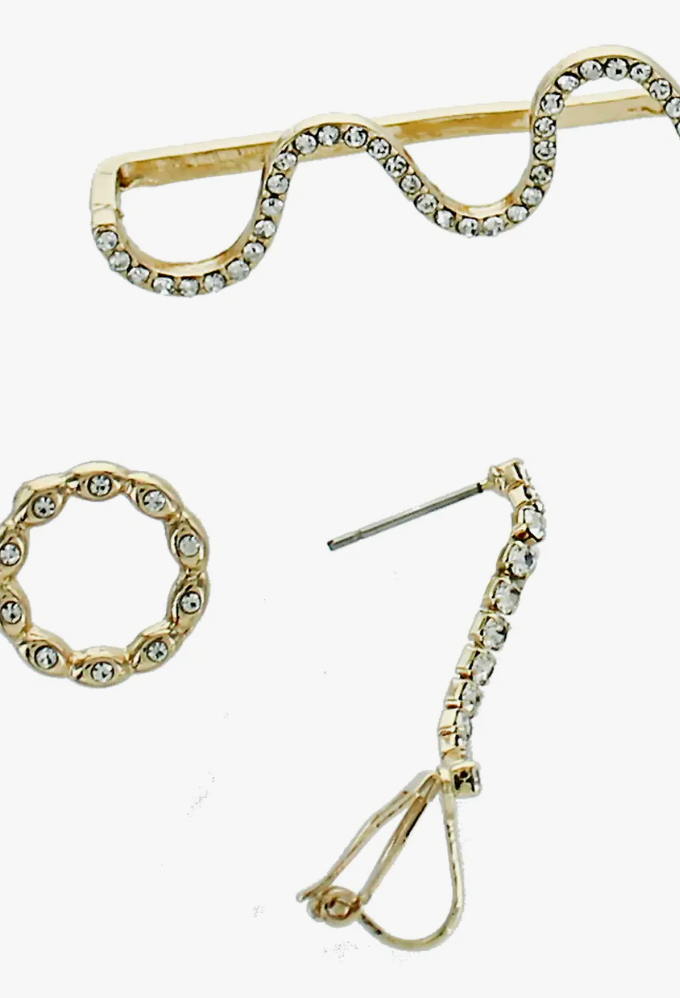 Pannee Pave Set-earrings-pannee-The Silo Boutique, Women's Fashion Boutique Located in Warren and Grand Forks North Dakota