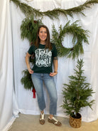 Joy To the World Tee-Graphic Tees-Summer Tees-The Silo Boutique, Women's Fashion Boutique Located in Warren and Grand Forks North Dakota
