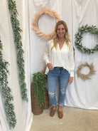 Mica Under The Table Slit Jeans-Jeans-mica-The Silo Boutique, Women's Fashion Boutique Located in Warren and Grand Forks North Dakota