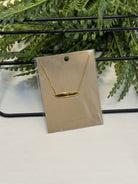 Oval Pendant Necklace-Gold-Necklaces-Fame-The Silo Boutique, Women's Fashion Boutique Located in Warren and Grand Forks North Dakota