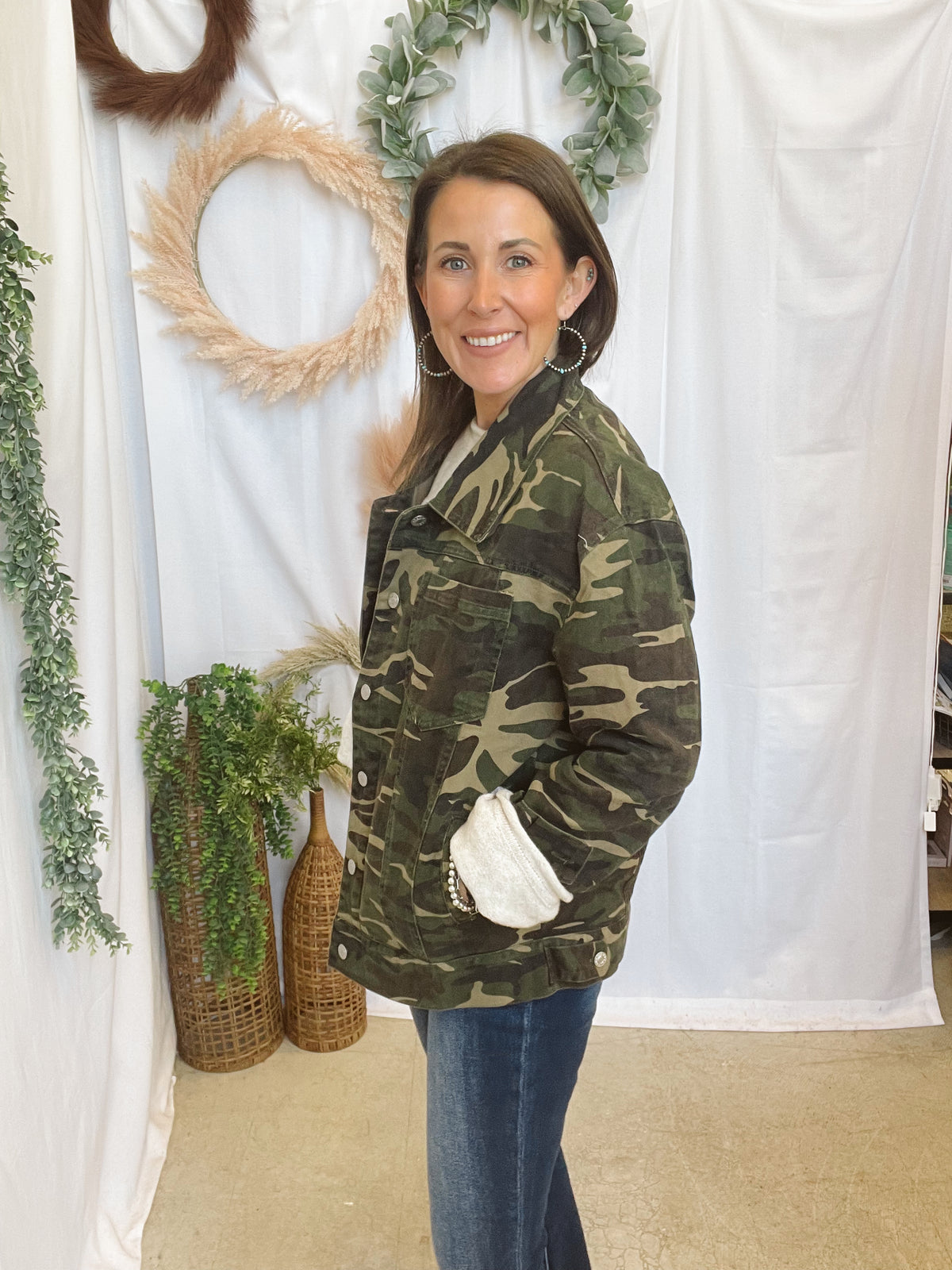Westbrooke Camo Jacket-Coats & Jackets-lovlov-The Silo Boutique, Women's Fashion Boutique Located in Warren and Grand Forks North Dakota