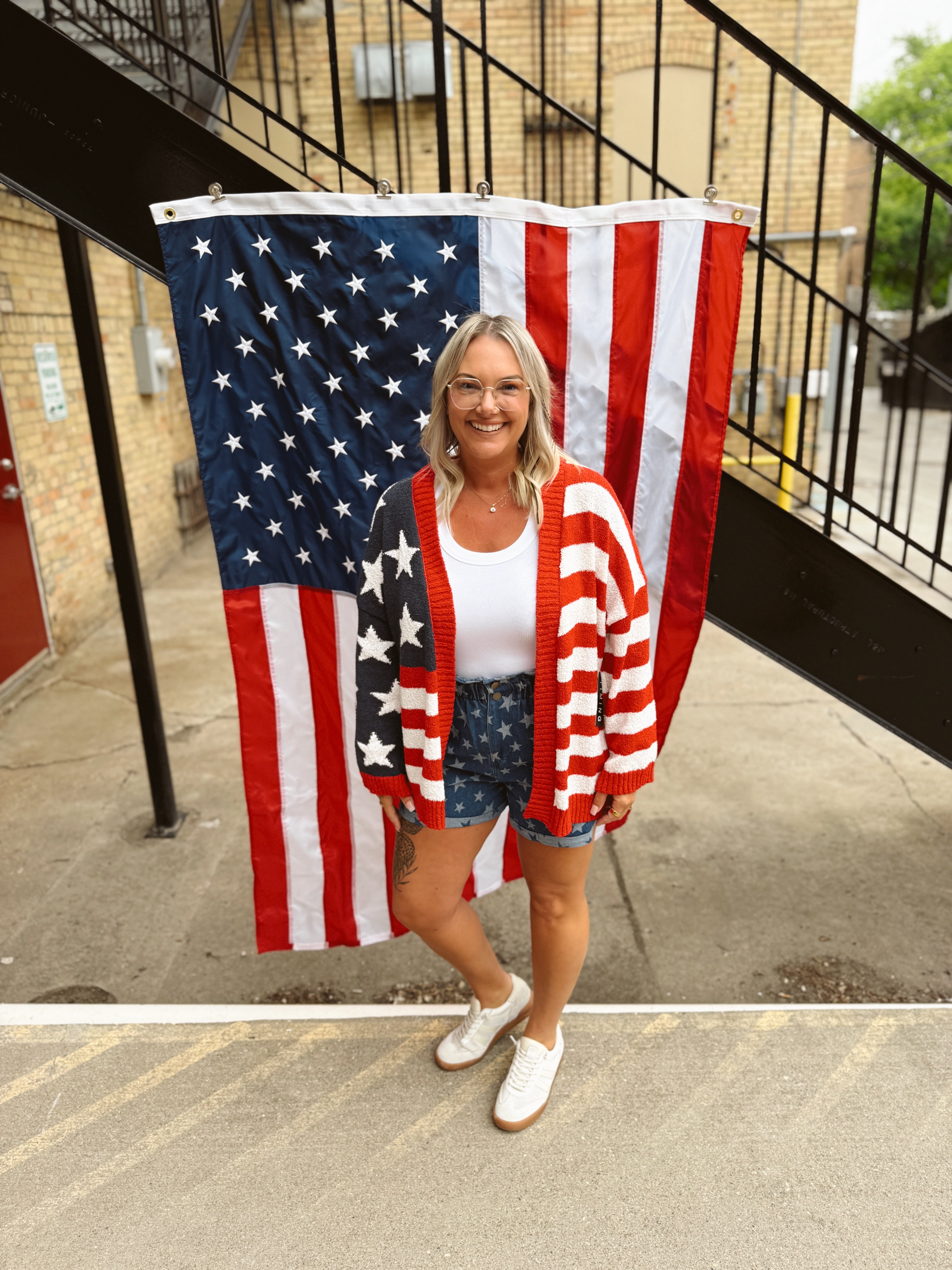 Shoot for the Stars Shorts-FINAL SALE-Shorts-she and sky-The Silo Boutique, Women's Fashion Boutique Located in Warren and Grand Forks North Dakota