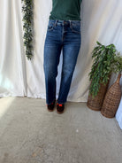 Risen Emma Crease Straight Jeans-Jeans-risen-The Silo Boutique, Women's Fashion Boutique Located in Warren and Grand Forks North Dakota