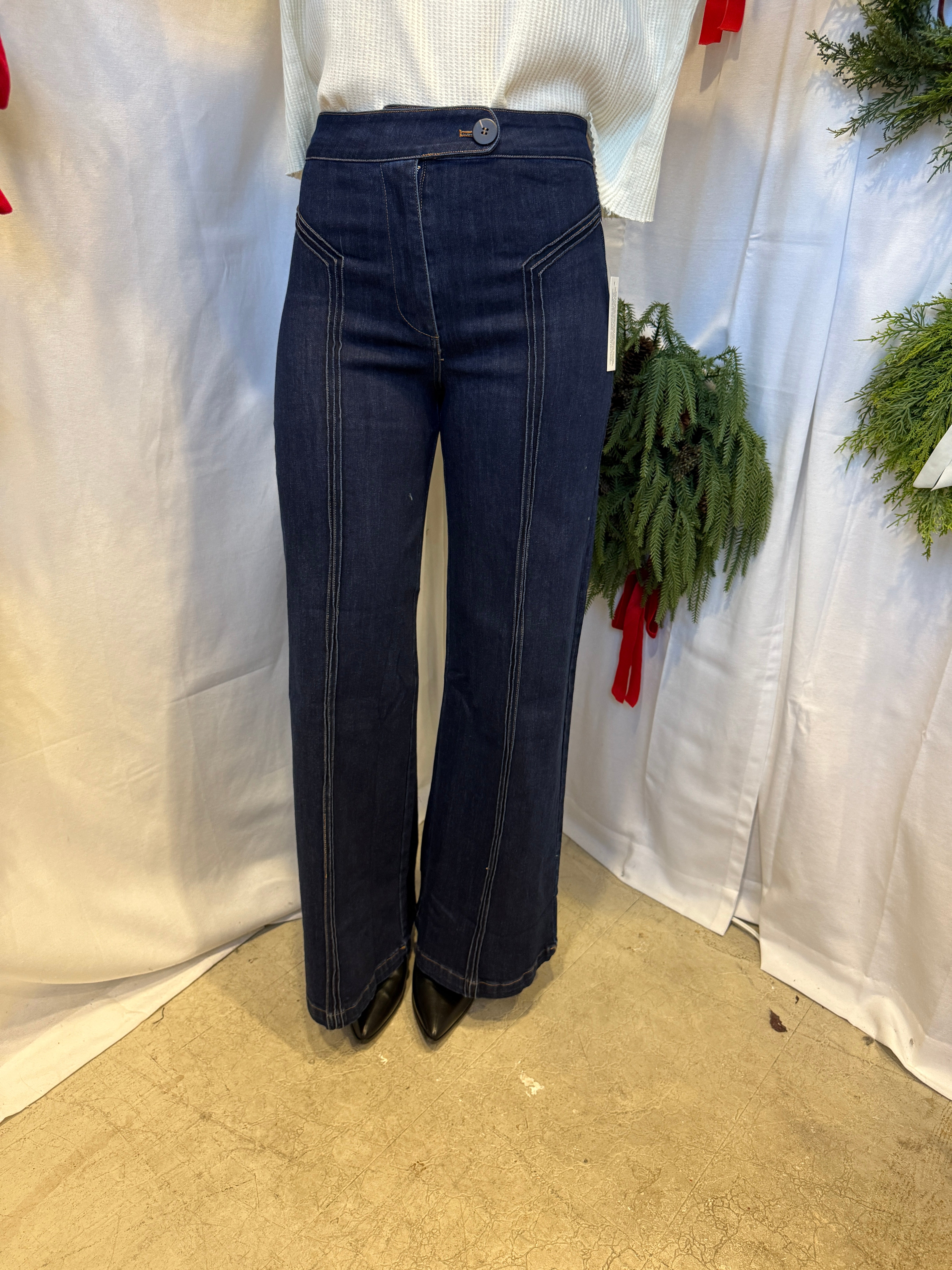 Fate Dark Denim Flare Jean-Jeans-fate-The Silo Boutique, Women's Fashion Boutique Located in Warren and Grand Forks North Dakota