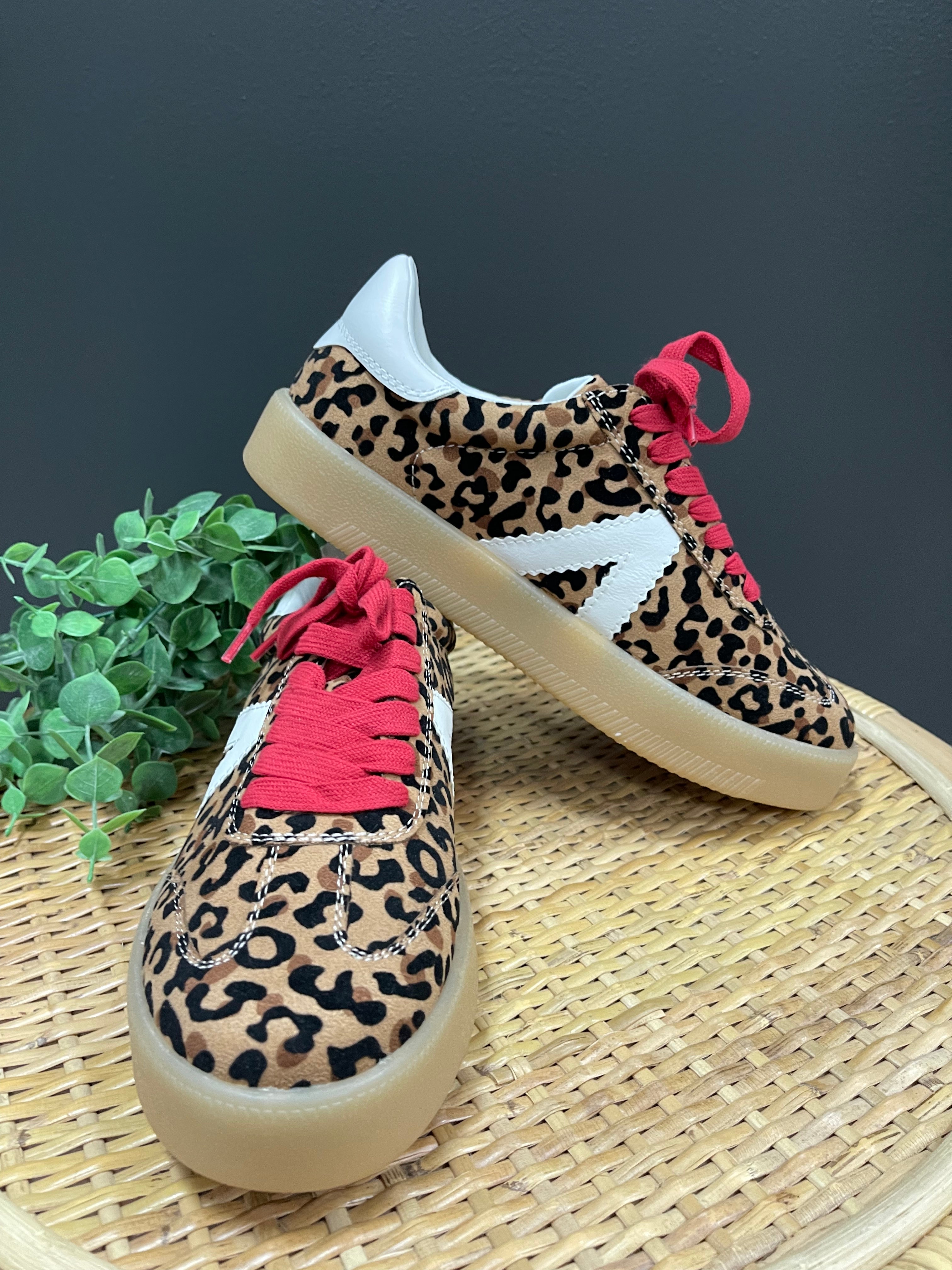 MIA Axel Leopard Sneaker-Sneakers-MIA-The Silo Boutique, Women's Fashion Boutique Located in Warren and Grand Forks North Dakota