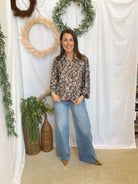 Reese Floral Button Down Top-Long Sleeve Tops-cozy co-The Silo Boutique, Women's Fashion Boutique Located in Warren and Grand Forks North Dakota