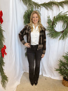 Kori Plaid Cardigan-Cardigans-blu pepper-The Silo Boutique, Women's Fashion Boutique Located in Warren and Grand Forks North Dakota