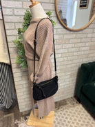 Joy Susan Effie Hobo Purse-Black-Purses-joy susan-The Silo Boutique, Women's Fashion Boutique Located in Warren and Grand Forks North Dakota