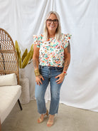 Burst of Color Top-Final Sale-Cardigans-staccato-The Silo Boutique, Women's Fashion Boutique Located in Warren and Grand Forks North Dakota