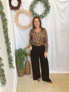 Nina Pants-Black-Pants-ENTRO-The Silo Boutique, Women's Fashion Boutique Located in Warren and Grand Forks North Dakota