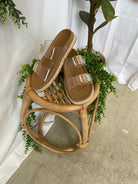 Soda Crest Clear Sandal-Shoes-soda-The Silo Boutique, Women's Fashion Boutique Located in Warren and Grand Forks North Dakota
