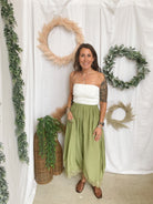 Bandage Bandeau Knit Brami Top-White-Tank Tops-listicle-The Silo Boutique, Women's Fashion Boutique Located in Warren and Grand Forks North Dakota