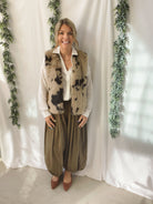 Missy Animal Vest-Vests-mystree-The Silo Boutique, Women's Fashion Boutique Located in Warren and Grand Forks North Dakota
