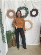 Mica Dune Black Trouser Jeans-Jeans-mica-The Silo Boutique, Women's Fashion Boutique Located in Warren and Grand Forks North Dakota