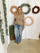 Lisa Risen Wide Hem Flare Jeans-Jeans-risen-The Silo Boutique, Women's Fashion Boutique Located in Warren and Grand Forks North Dakota