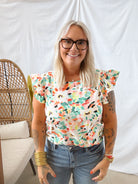 Burst of Color Top-Final Sale-Cardigans-staccato-The Silo Boutique, Women's Fashion Boutique Located in Warren and Grand Forks North Dakota