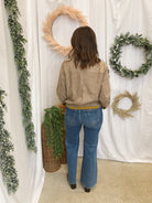 Be Cool Suede Classic Jacket-Sand-Cardigans-be cool-The Silo Boutique, Women's Fashion Boutique Located in Warren and Grand Forks North Dakota
