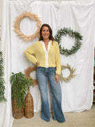 Perfect Cardigan-Yellow-Cardigans-promesa-The Silo Boutique, Women's Fashion Boutique Located in Warren and Grand Forks North Dakota