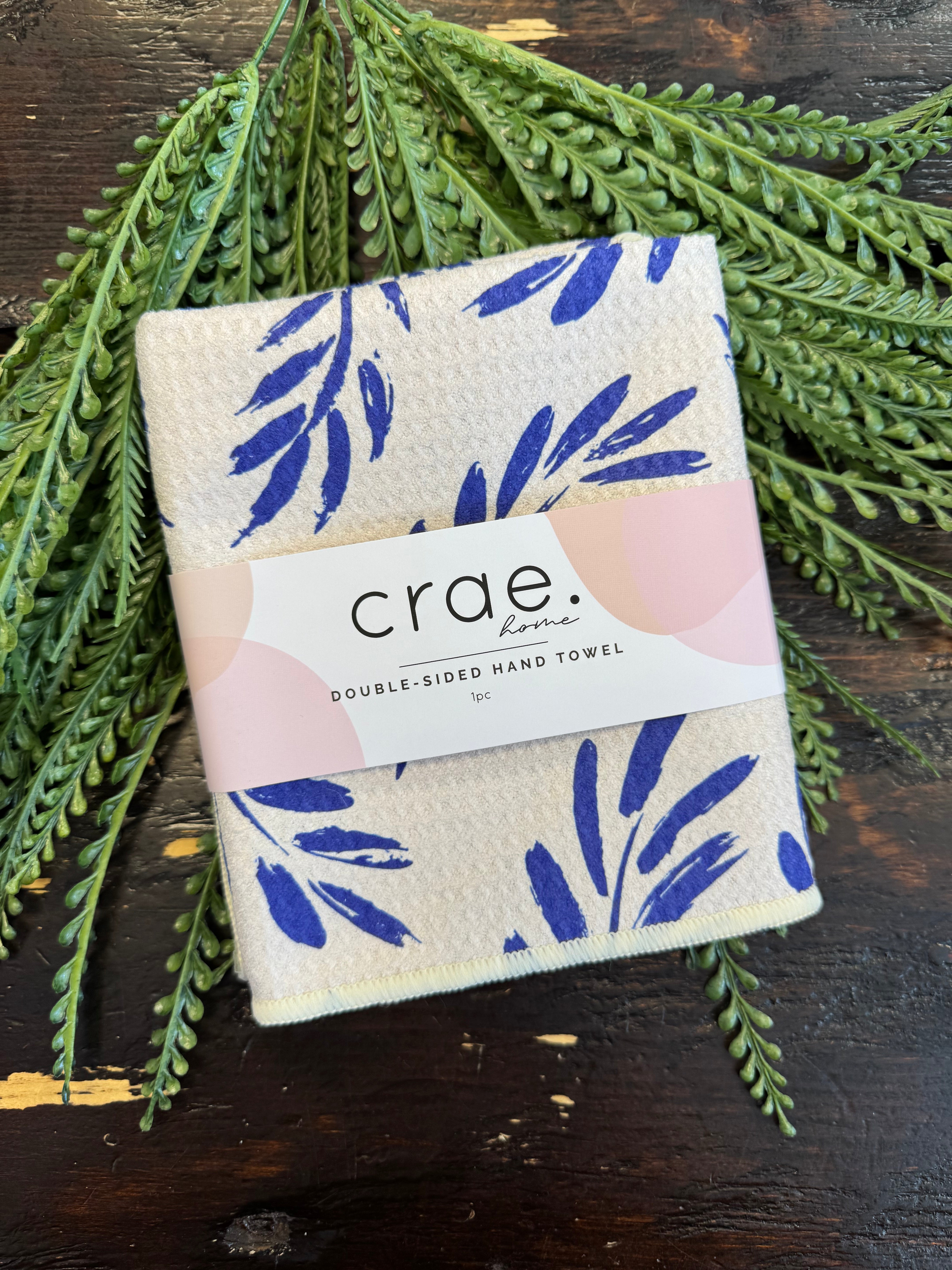 Crae Wisteria Hand Towel-Tea Towels-crae-The Silo Boutique, Women's Fashion Boutique Located in Warren and Grand Forks North Dakota
