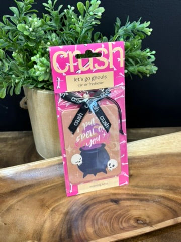 Crush Let's Go Ghouls Car Air Freshener-Air Freshner-dm-The Silo Boutique, Women's Fashion Boutique Located in Warren and Grand Forks North Dakota