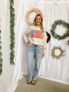 Le Lis Oatmeal Sweater-Sweaters-lelis-The Silo Boutique, Women's Fashion Boutique Located in Warren and Grand Forks North Dakota