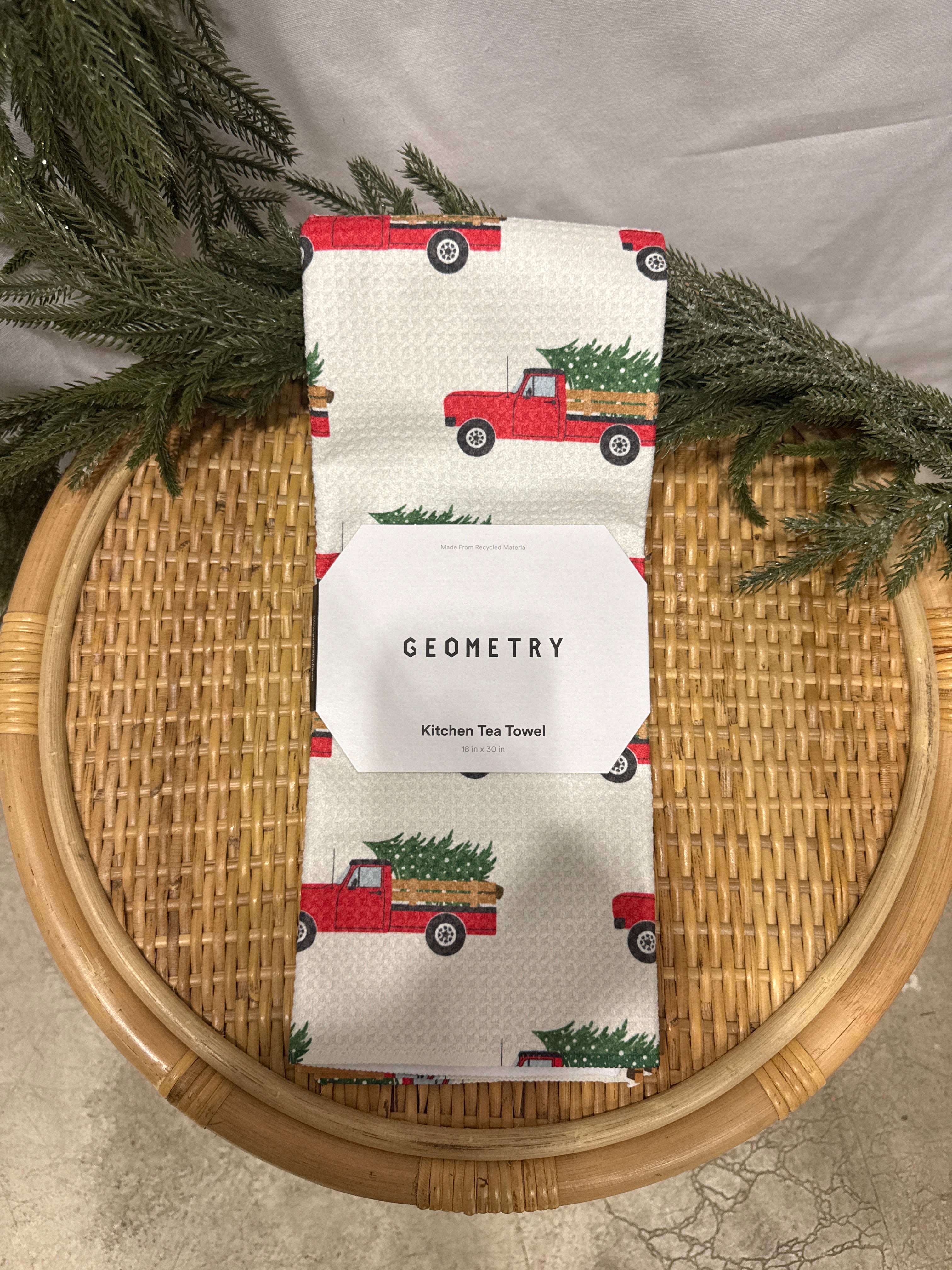 Geometry Tea Towel-dish cloth-geometry-The Silo Boutique, Women's Fashion Boutique Located in Warren and Grand Forks North Dakota