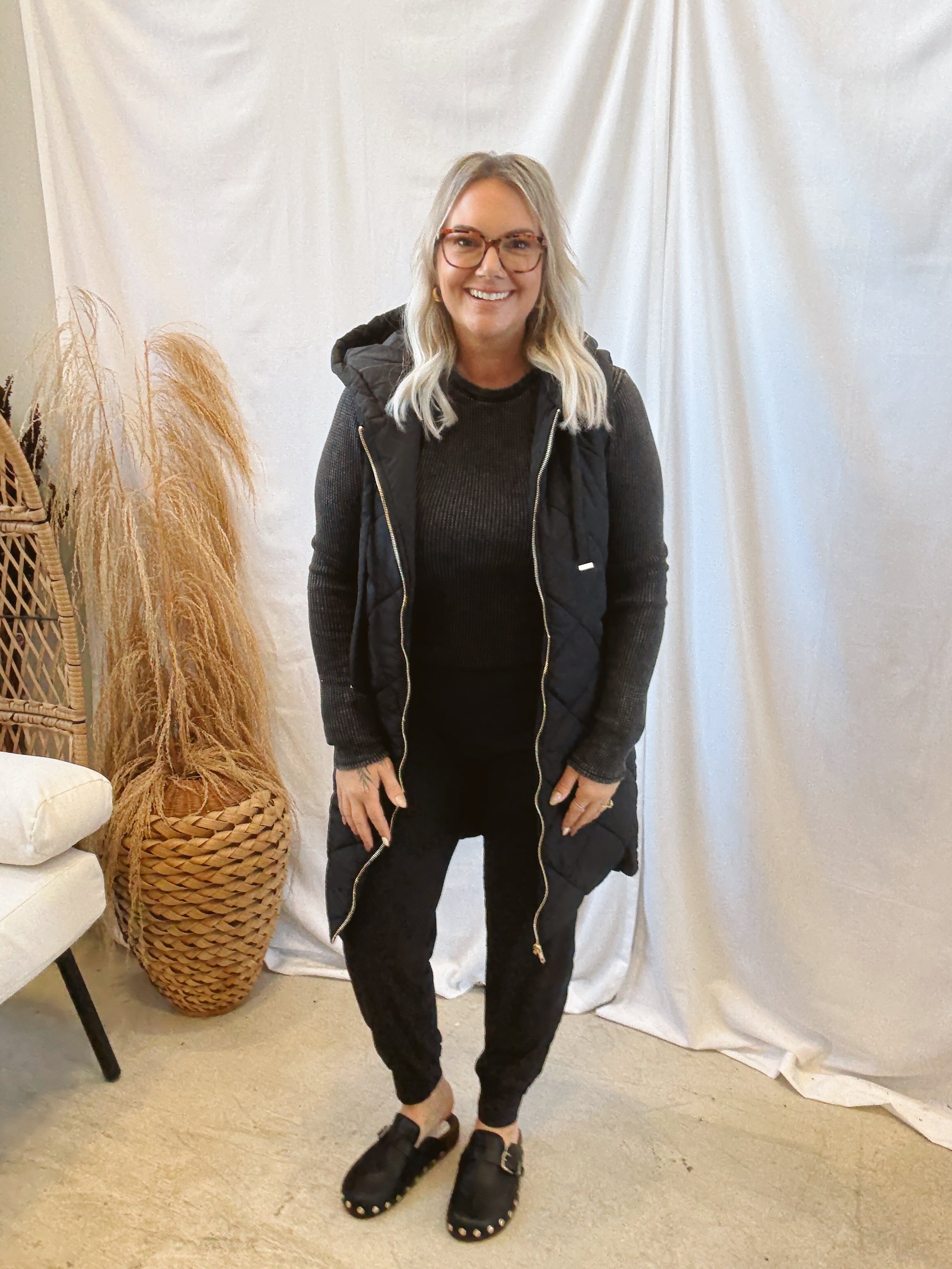 Black Soft Jogger Pants-joggers-rae mode-The Silo Boutique, Women's Fashion Boutique Located in Warren and Grand Forks North Dakota