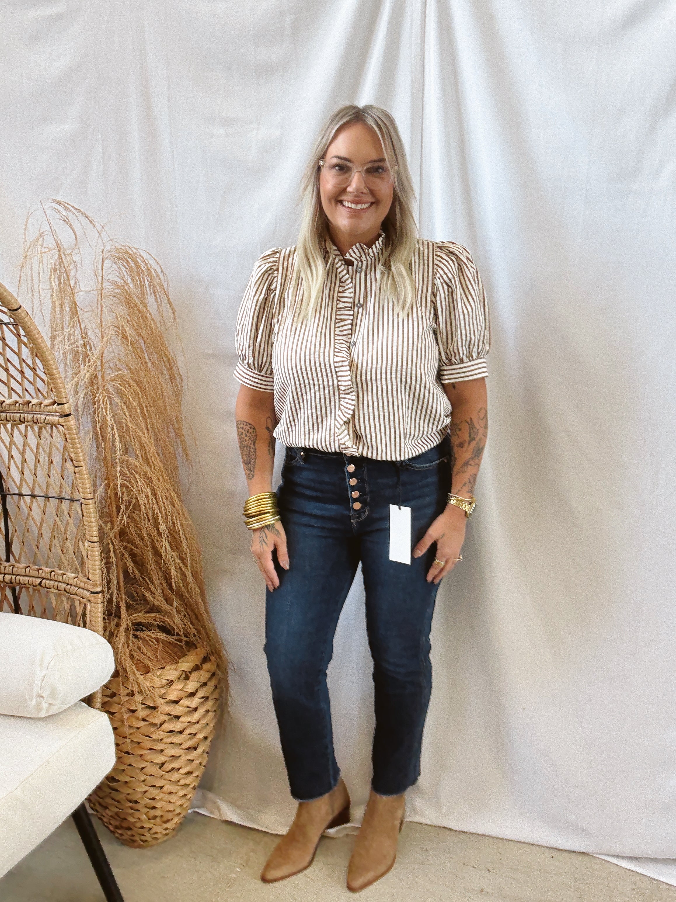 Mica Live In Dark Jeans-Jeans-mica-The Silo Boutique, Women's Fashion Boutique Located in Warren and Grand Forks North Dakota
