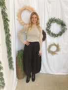 Dottie Balloon Pants-Black-Pants-dottie-The Silo Boutique, Women's Fashion Boutique Located in Warren and Grand Forks North Dakota