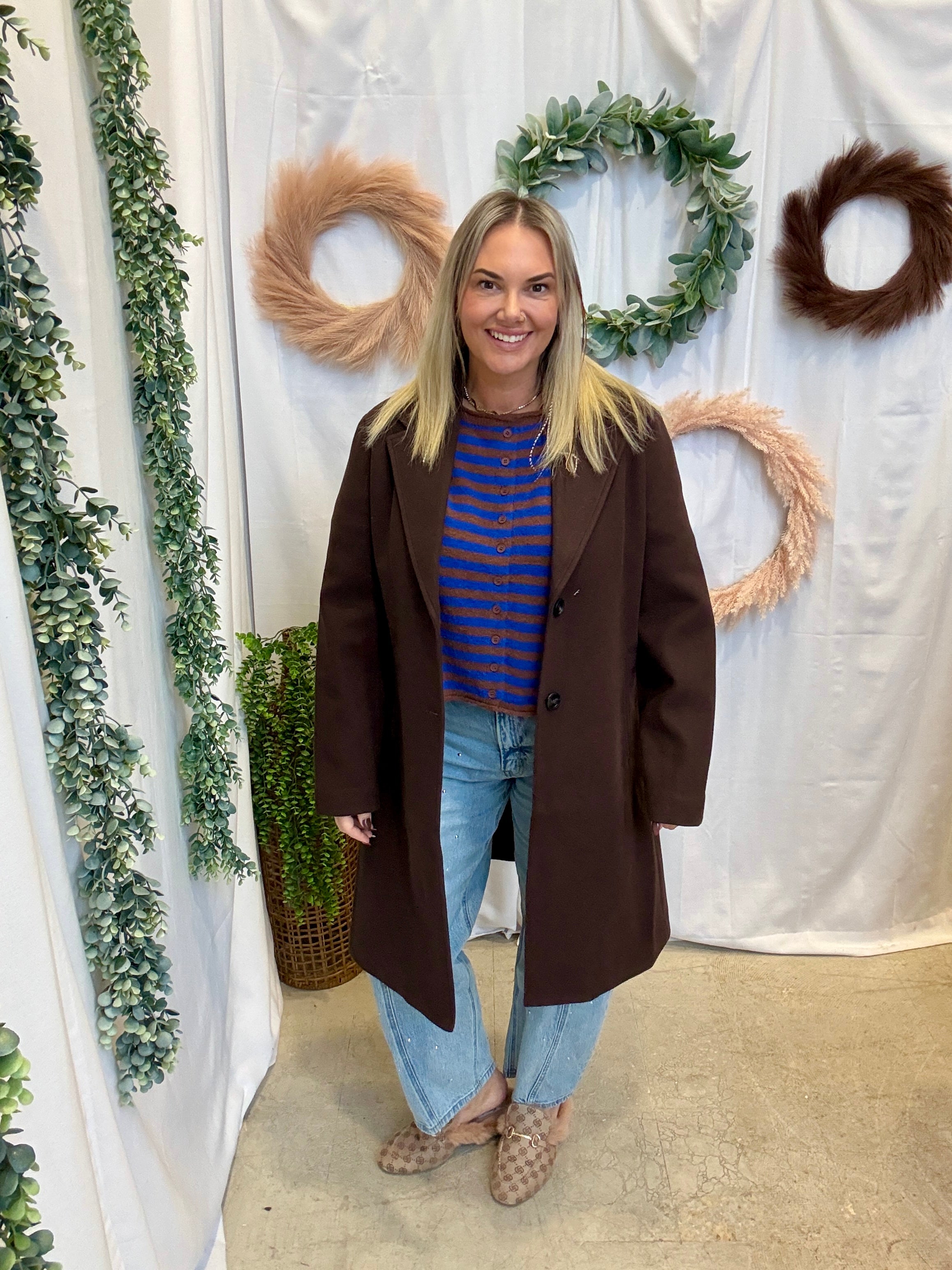 City Chic Jacket-Brown-Coats & Jackets-be cool-The Silo Boutique, Women's Fashion Boutique Located in Warren and Grand Forks North Dakota