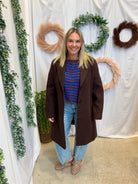 City Chic Jacket-Brown-Coats & Jackets-be cool-The Silo Boutique, Women's Fashion Boutique Located in Warren and Grand Forks North Dakota