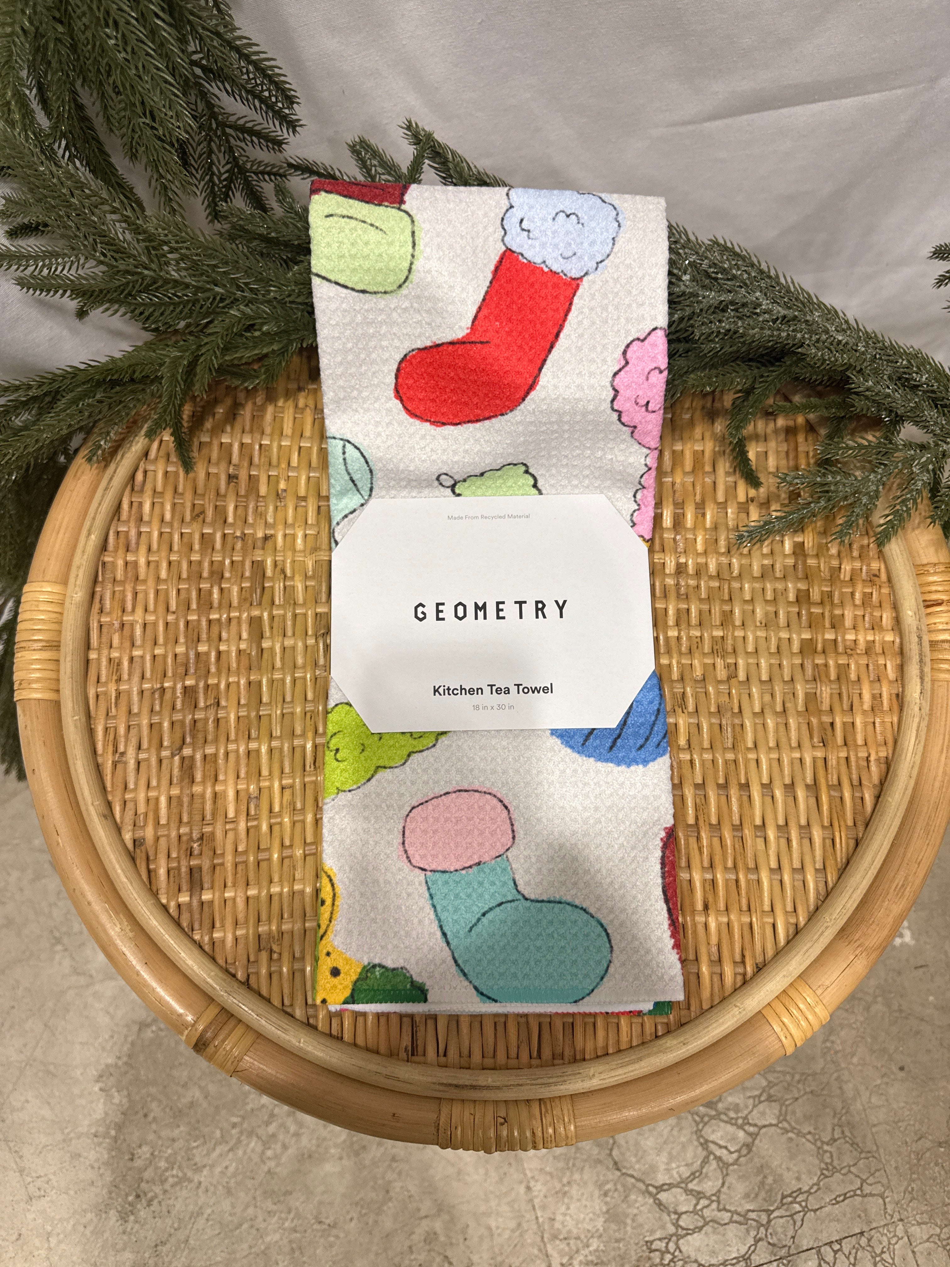 Geometry Tea Towel-dish cloth-geometry-The Silo Boutique, Women's Fashion Boutique Located in Warren and Grand Forks North Dakota