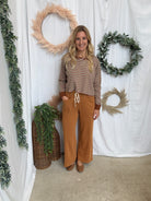 Dry Herb Stripe Top-Long Sleeve Tops-eesome-The Silo Boutique, Women's Fashion Boutique Located in Warren and Grand Forks North Dakota