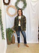 Westbrooke Camo Jacket-Coats & Jackets-lovlov-The Silo Boutique, Women's Fashion Boutique Located in Warren and Grand Forks North Dakota