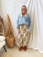 Vintage Floral Skirt-Skirts-jnna-The Silo Boutique, Women's Fashion Boutique Located in Warren and Grand Forks North Dakota
