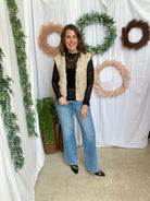 Claire Chunky Knit Vest-Oatmeal-Vests-listicle-The Silo Boutique, Women's Fashion Boutique Located in Warren and Grand Forks North Dakota