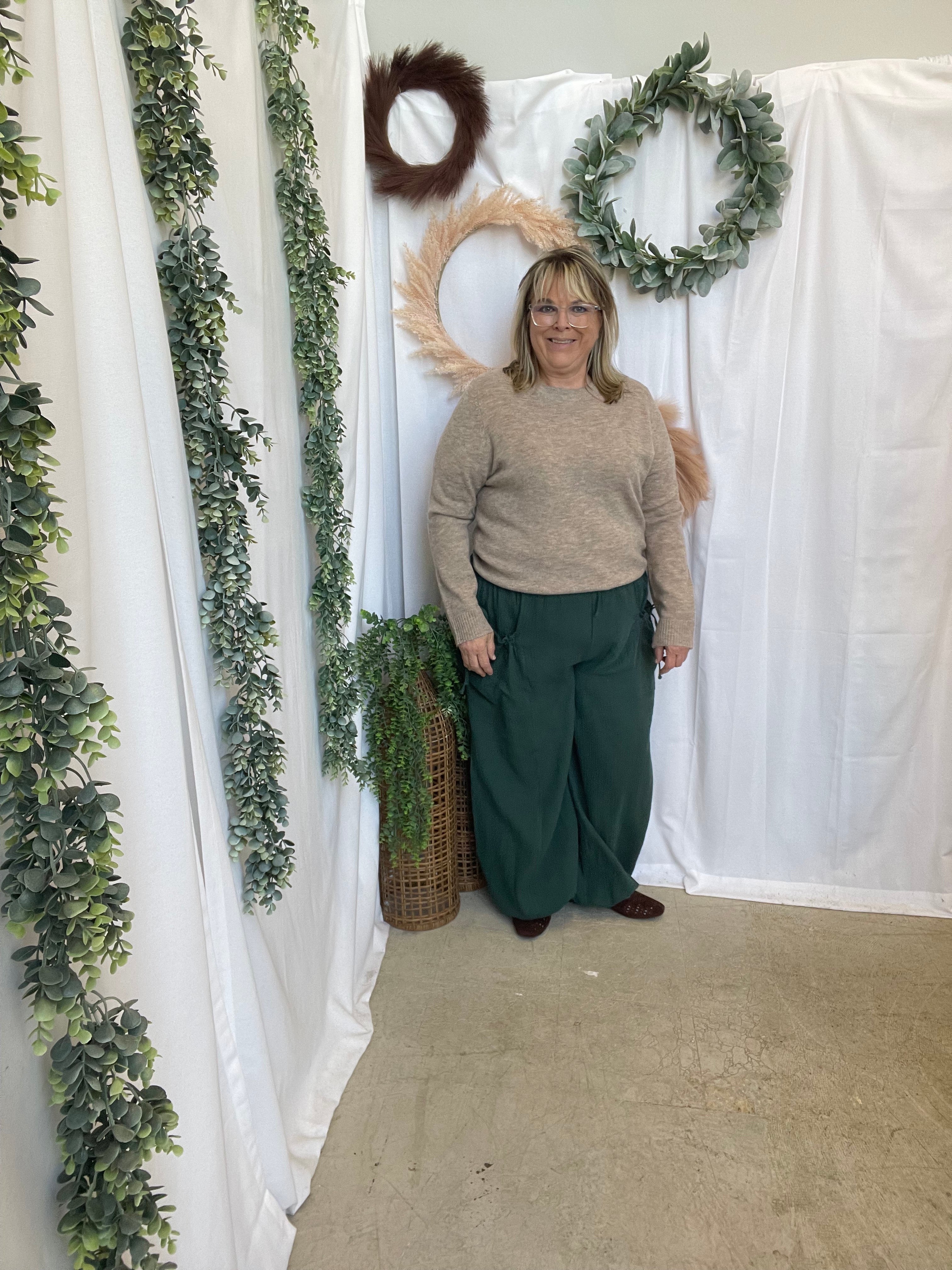 Vonnie Sweater-Mushroom-Long Sleeve Tops-be cool-The Silo Boutique, Women's Fashion Boutique Located in Warren and Grand Forks North Dakota
