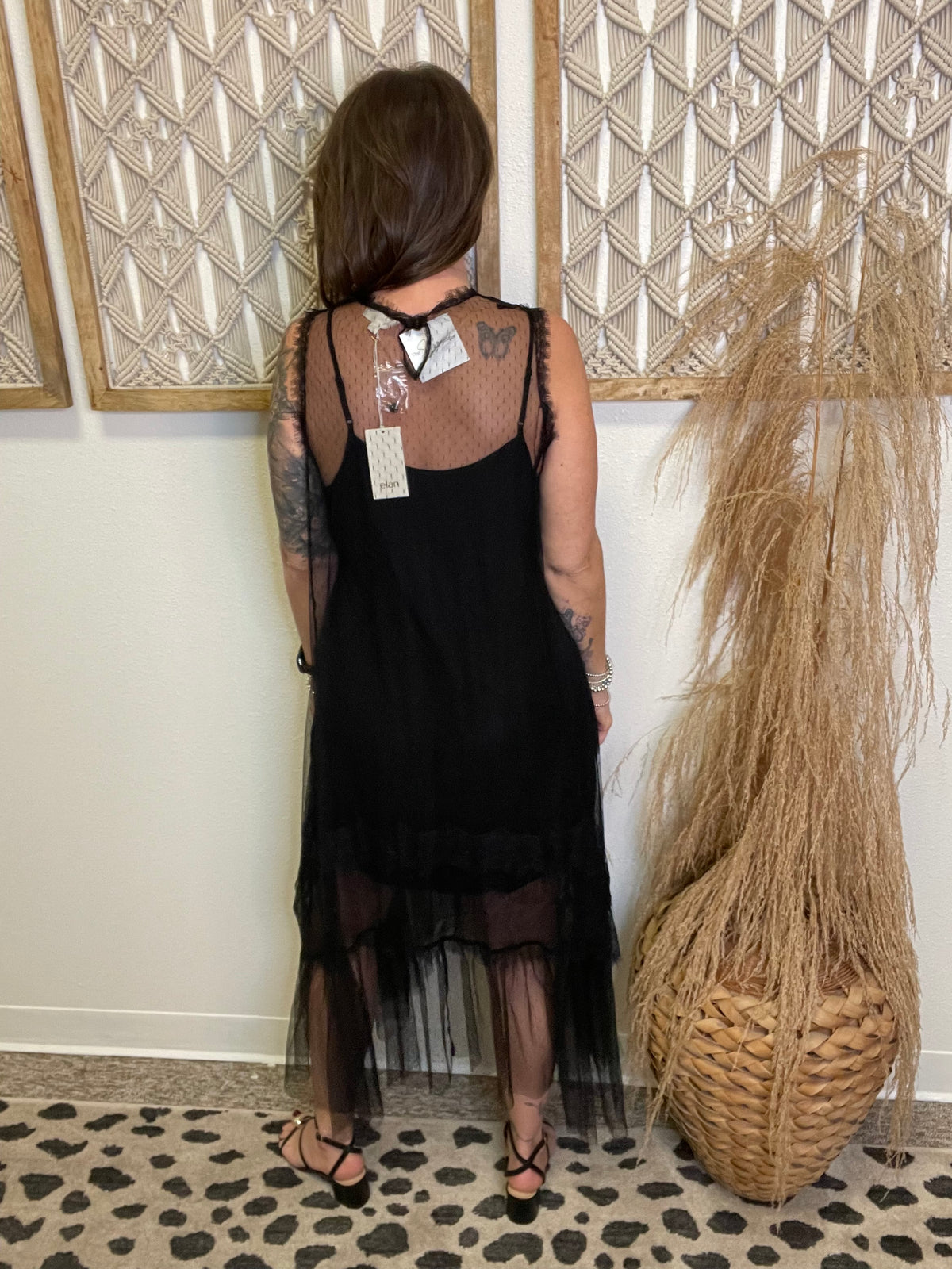 Elan Midi Sleeveless Sheer Top-Long Sleeve Tops-elan-The Silo Boutique, Women's Fashion Boutique Located in Warren and Grand Forks North Dakota