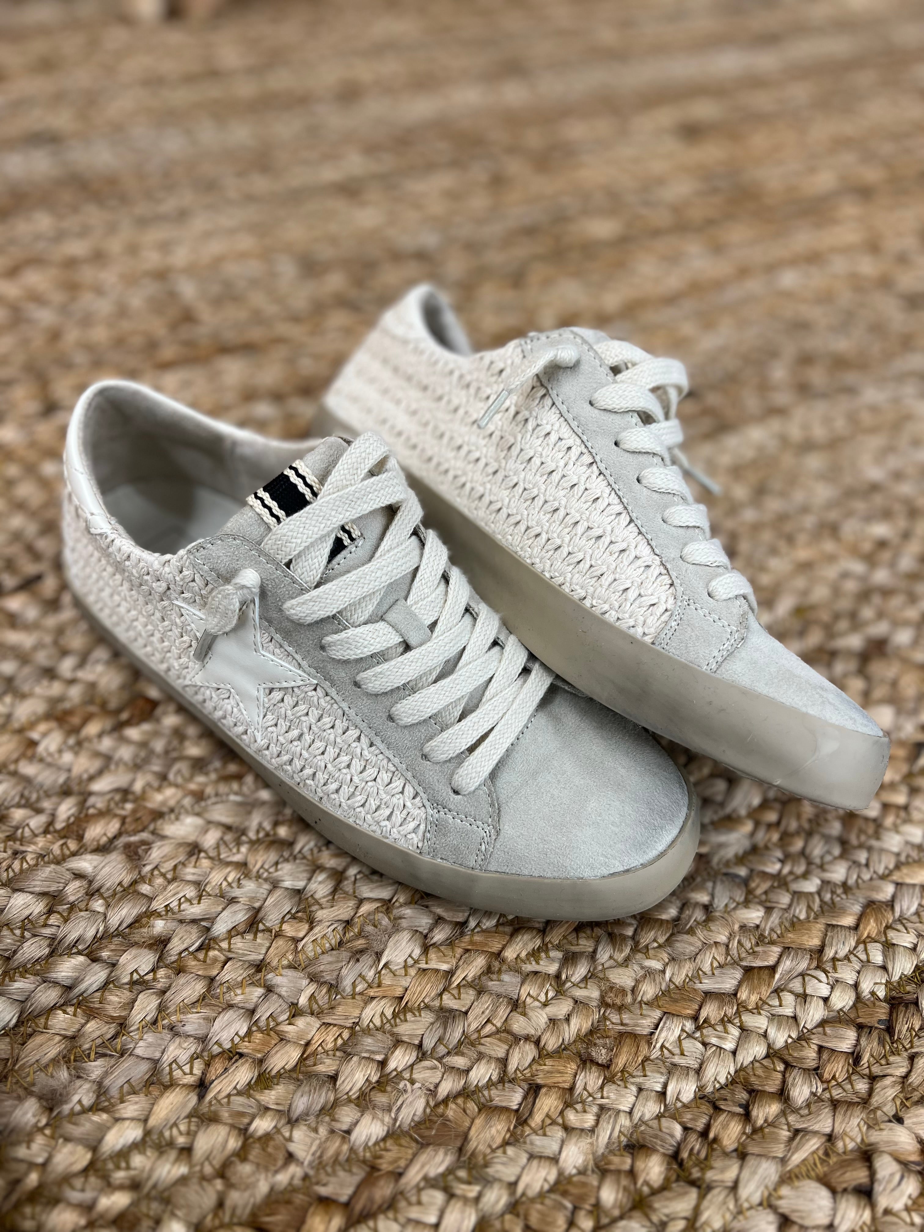 ShuShop Paula Bone Woven Sneaker-Final Sale-Sneakers-shu-The Silo Boutique, Women's Fashion Boutique Located in Warren and Grand Forks North Dakota