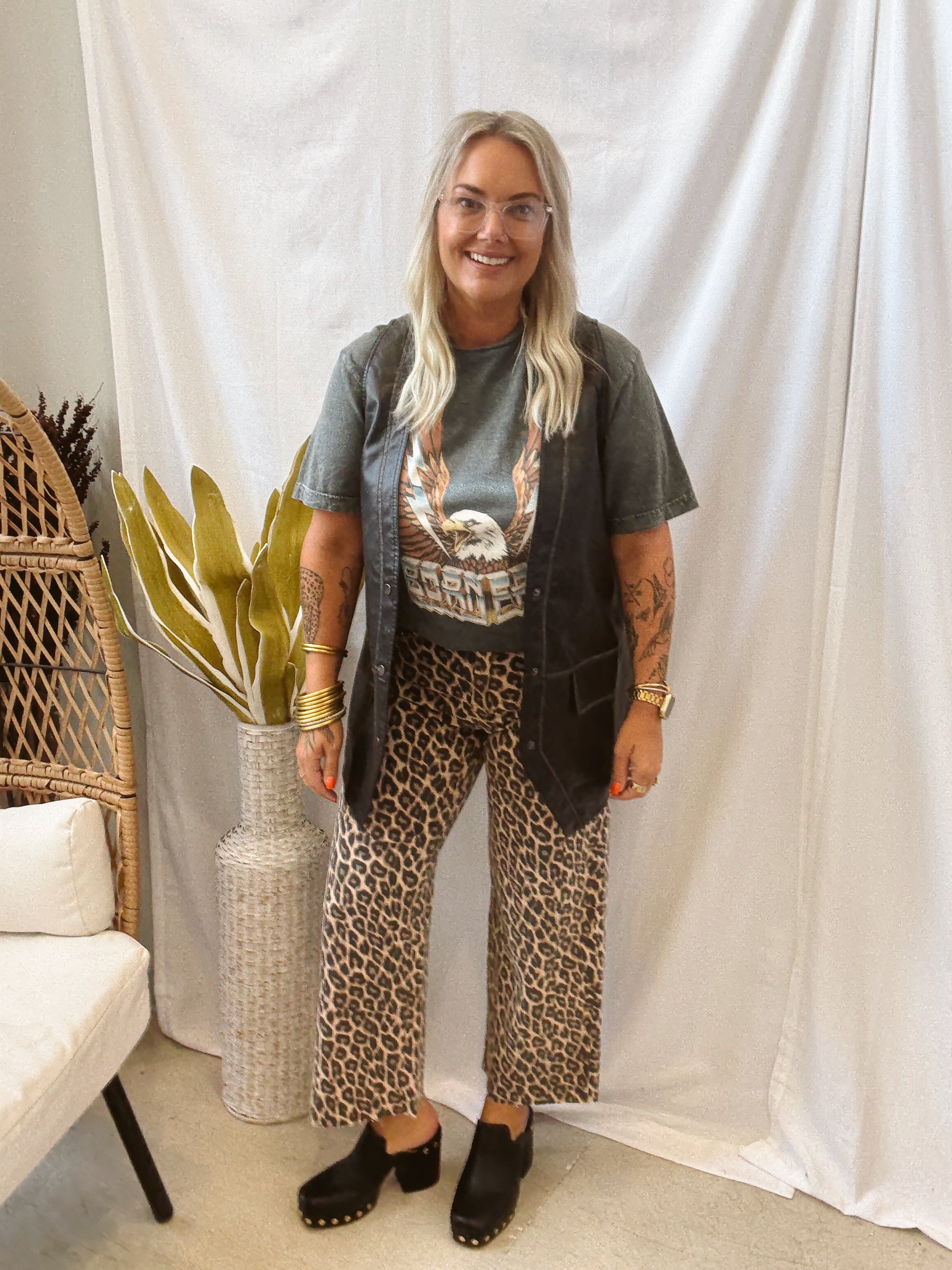 Vervet Animal Print Leopard Jeans-Final Sale-Jeans-vervet-The Silo Boutique, Women's Fashion Boutique Located in Warren and Grand Forks North Dakota