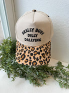 Zen Really Busy Dilly Dallying Hat-Leopard-Hats-Zenana-The Silo Boutique, Women's Fashion Boutique Located in Warren and Grand Forks North Dakota