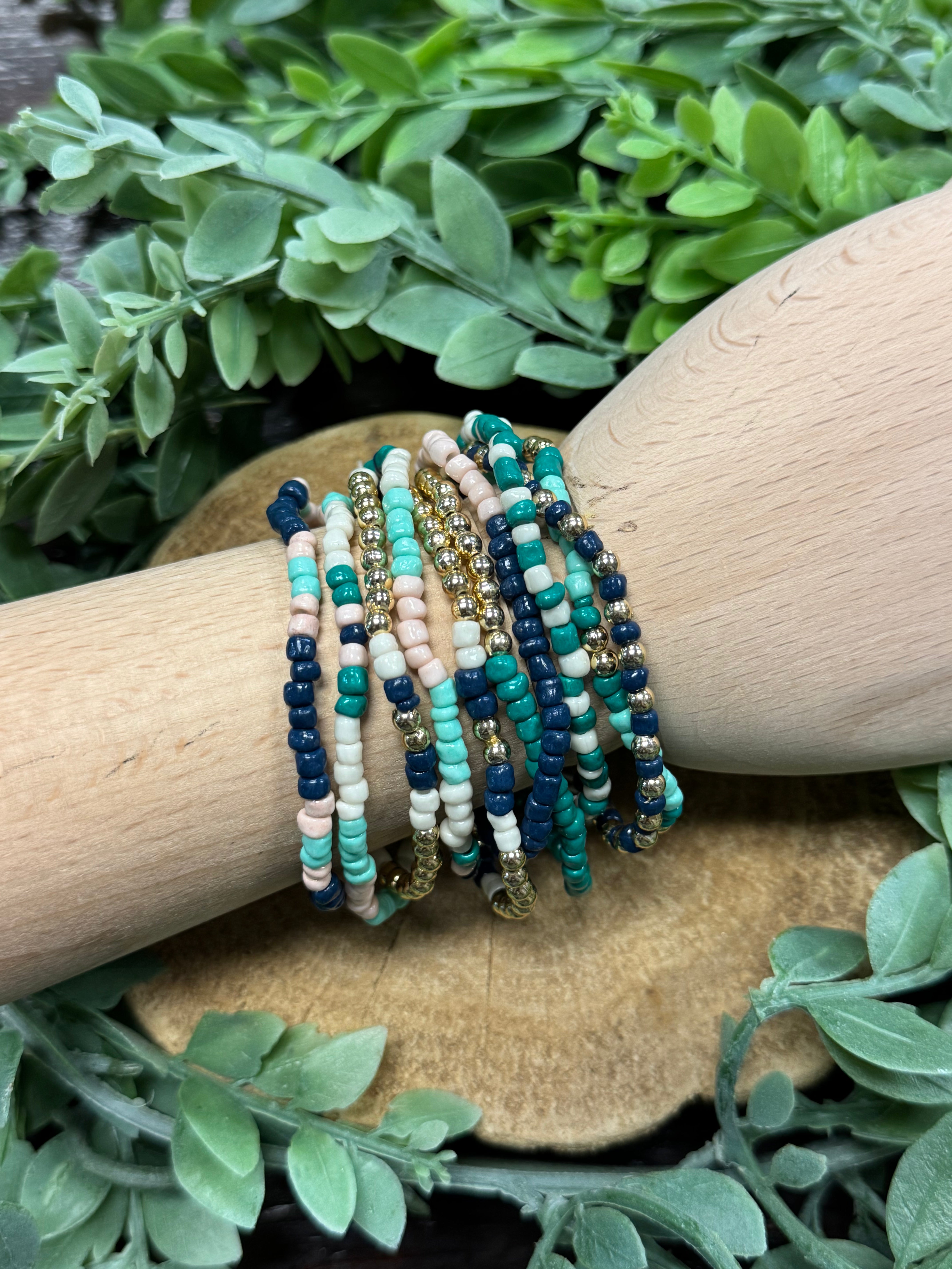 Mint India Bracelet-Bracelets-Fame-The Silo Boutique, Women's Fashion Boutique Located in Warren and Grand Forks North Dakota