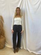 Wide Leg Front Pocket Pants-Black-Pants-entro-The Silo Boutique, Women's Fashion Boutique Located in Warren and Grand Forks North Dakota